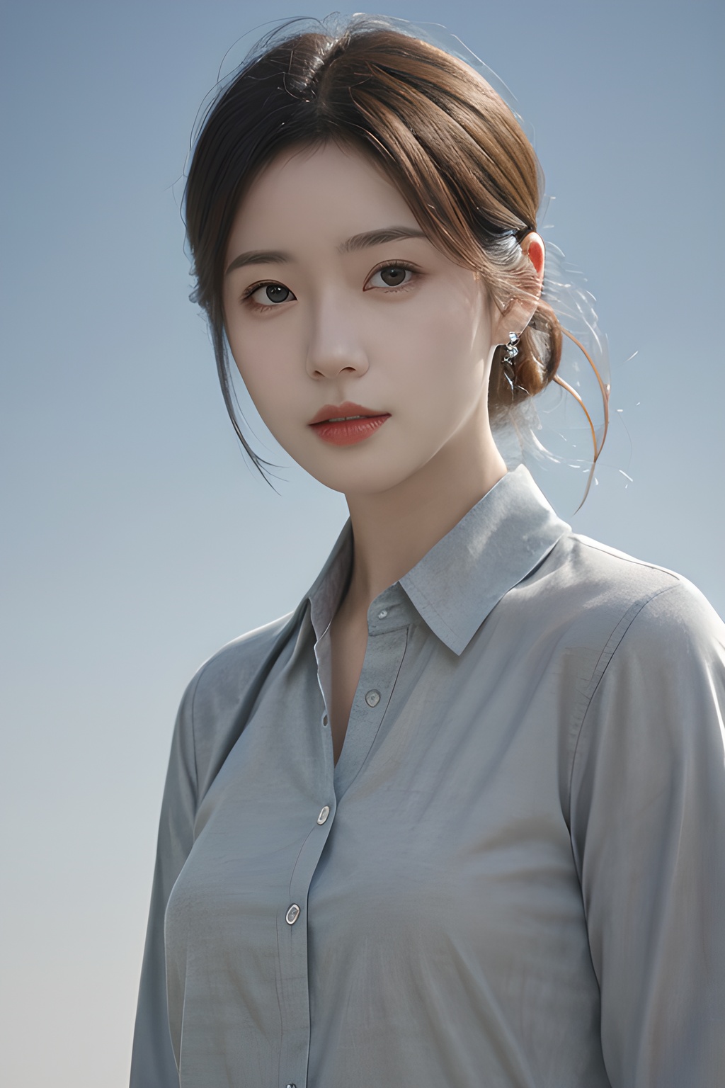 <lora:0805_08:0.7>, <lora:SDXLrender_v2.0:0.8>,simple background,depth of yield, 1girl,realistic,masterpiece, best quality, photorealistic, HDR,detail
