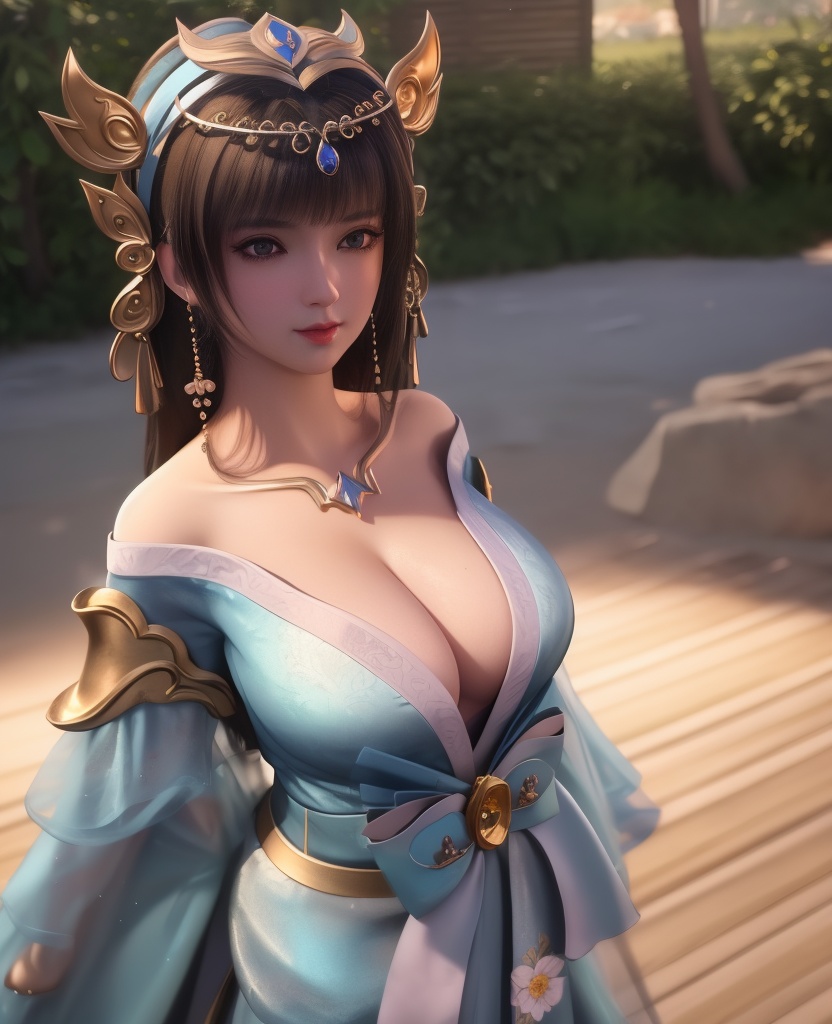 <lora:568-DA-星辰变-姜妍:0.8>(,1girl, ,best quality, ),looking at viewer,  ,ultra detailed background,ultra detailed background,ultra realistic 8k cg, ,masterpiece, (( , )),,  fiction,mole, ultra realistic 8k cg, ,      , lemon blossoms,  (cleavage), (), ,,,