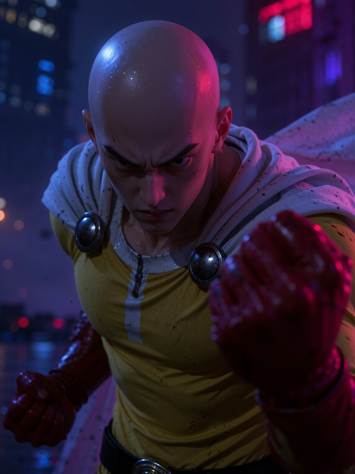 Style: A high-impact cinematic manhwa illustration style combining hyper-detailed digital rendering with dramatic low-angl...