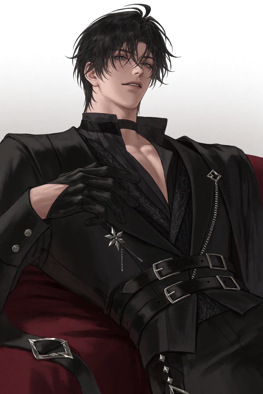 1male,  solo,  (Close up) on Tensor.Art