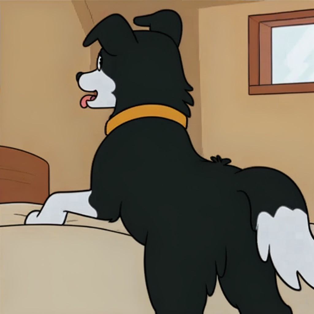 herd locker border collie,  feral,  solo on Tensor.Art