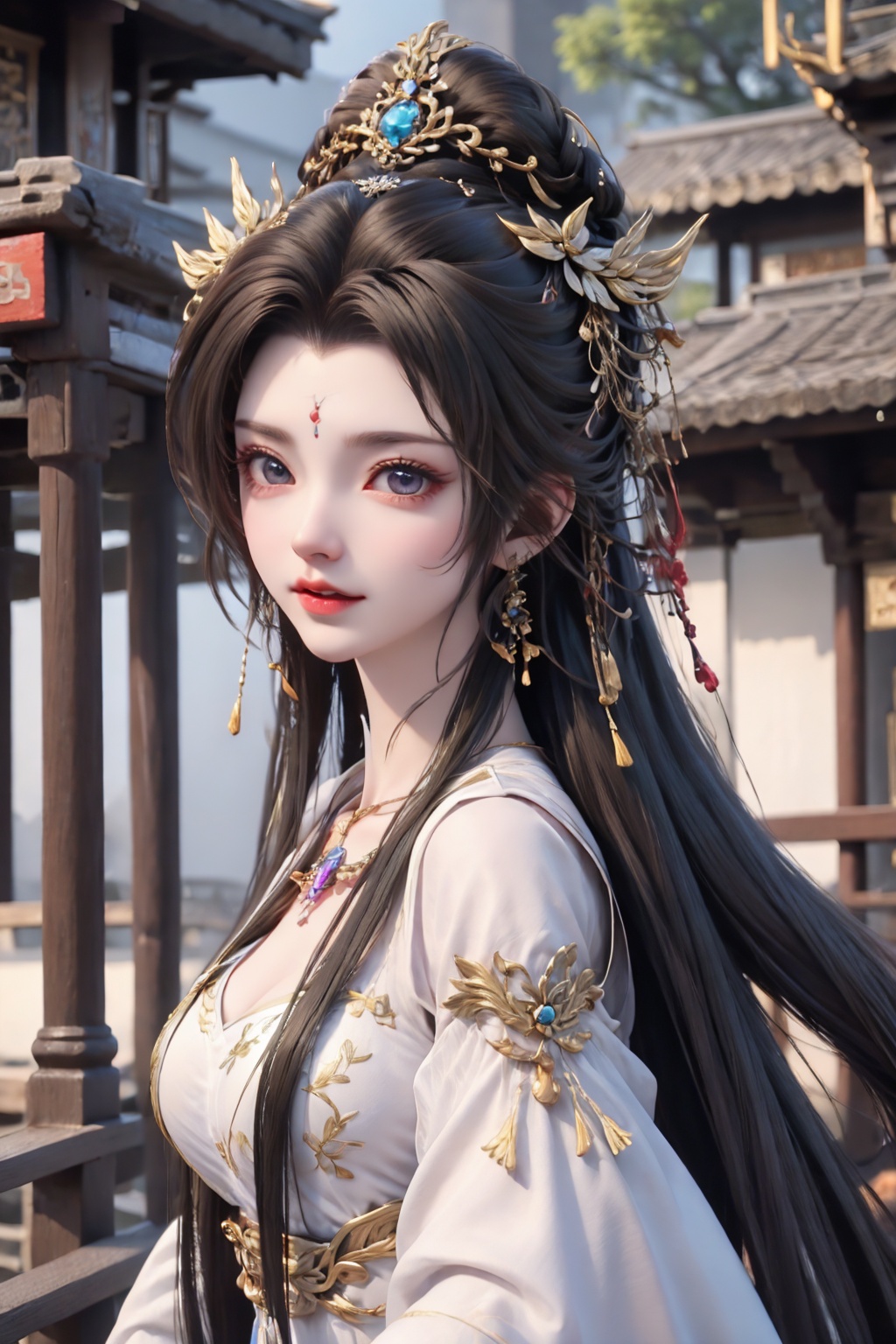 girl,black hair,upper body,