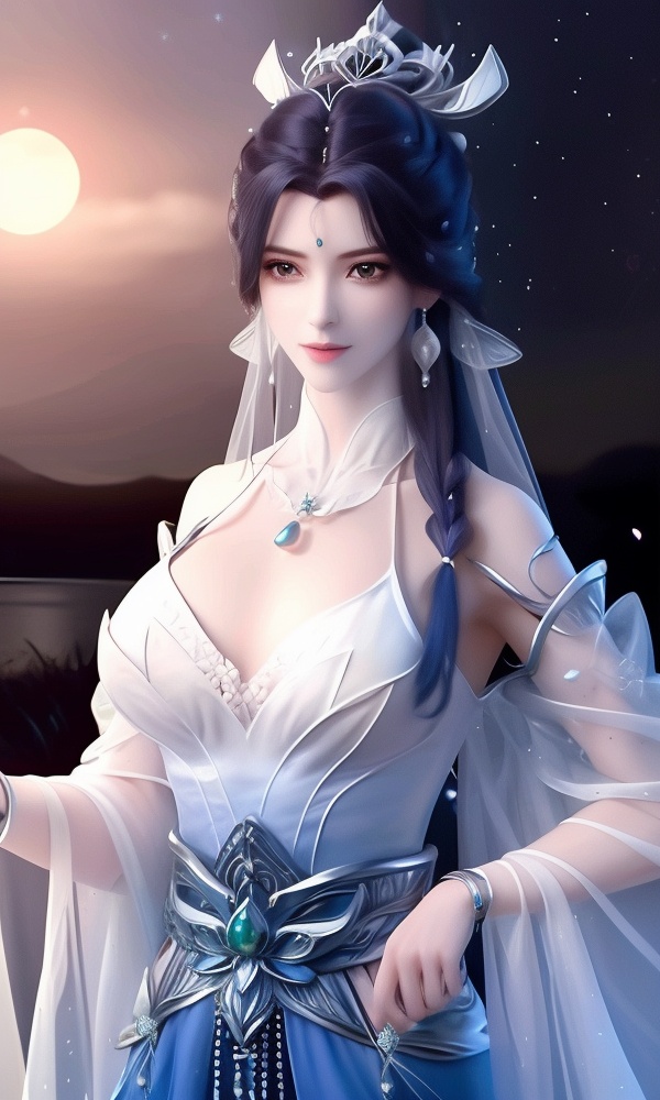 (,1girl, ,best quality, ),looking at viewer, <lora:403-DA-武动乾坤-绫清竹-新模V2:0.8> ,, ,masterpiece(,1girl,night, starry sky, milky way,outdoors, full moon,  night sky, darkness,  world of darkness, , ) ,ultra realistic 8k cg, flawless, clean, masterpiece, professional artwork, famous artwork, (( , )),, , , prestige, luxury, jewelry, diamond, gold, pearl, gem, sapphire, ruby, emerald, intricate detail, delicate pattern, charming, alluring, seductive, erotic, enchanting, hair ornament, necklace, earrings, bracelet, armlet,halo((, )), (), 
