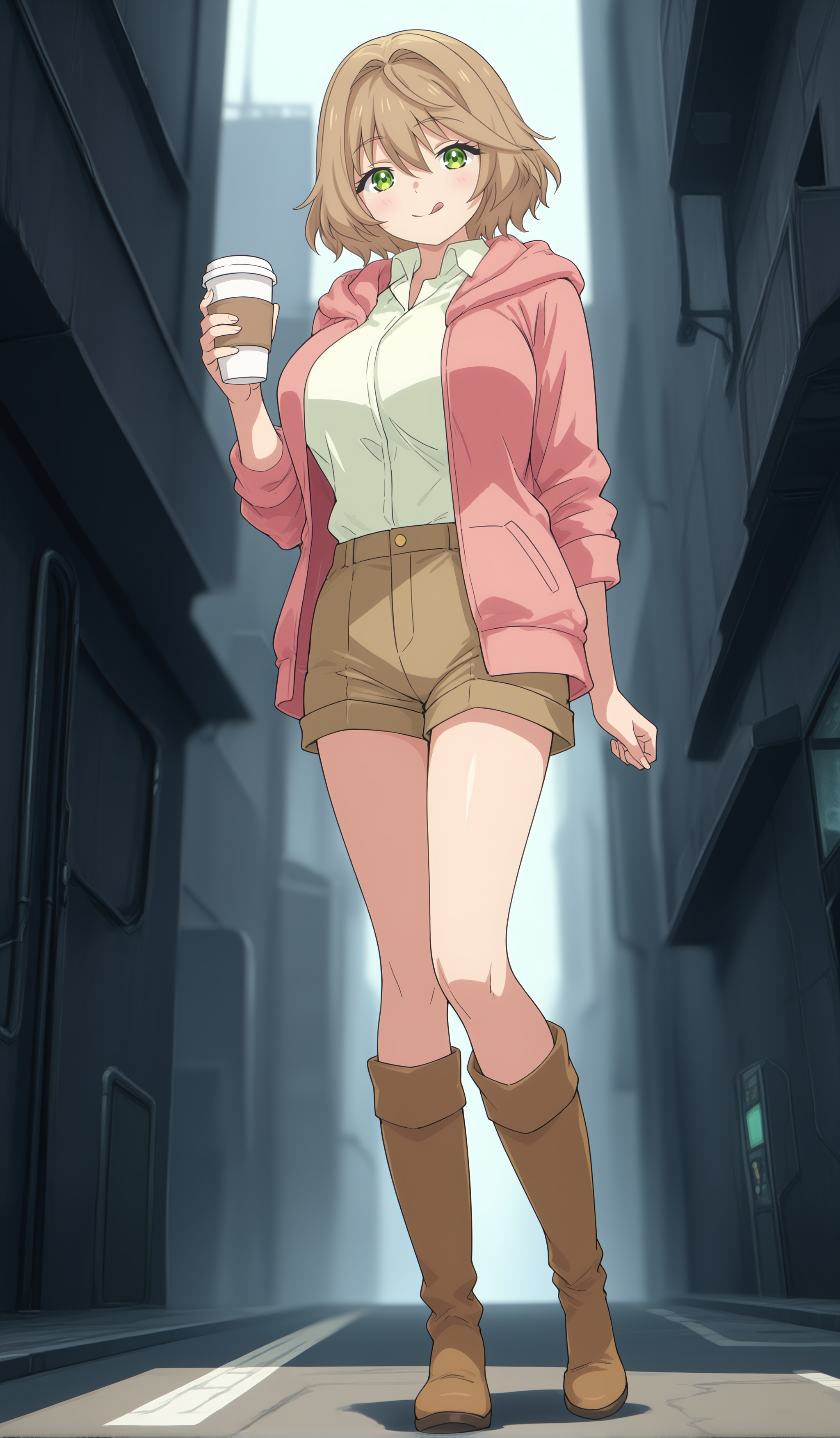 mimi(reborn-space-mercenary),  casualoutfit,  1girl on Tensor.Art