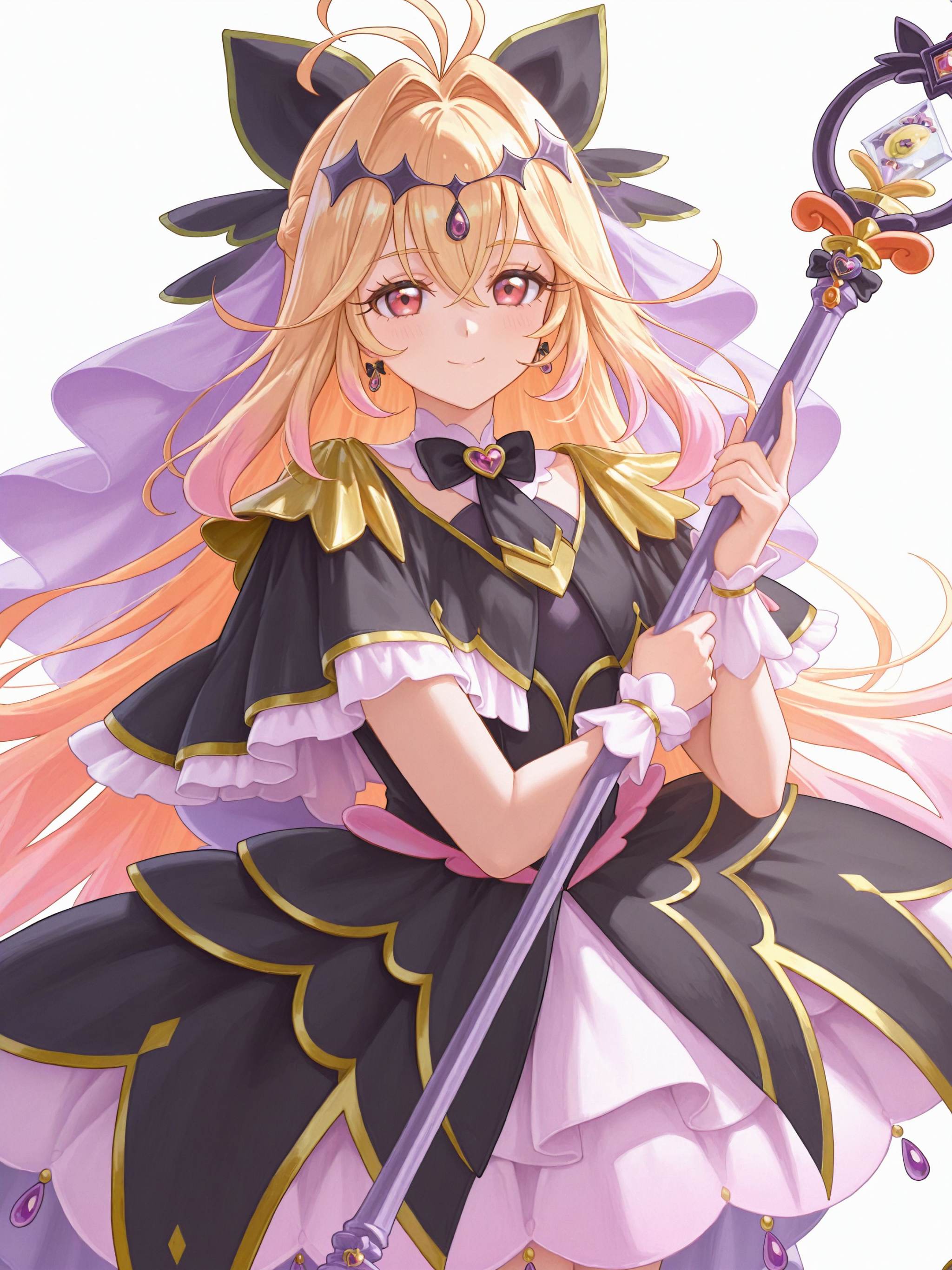 Moria Ruruka,  1girl,  blonde hair on Tensor.Art
