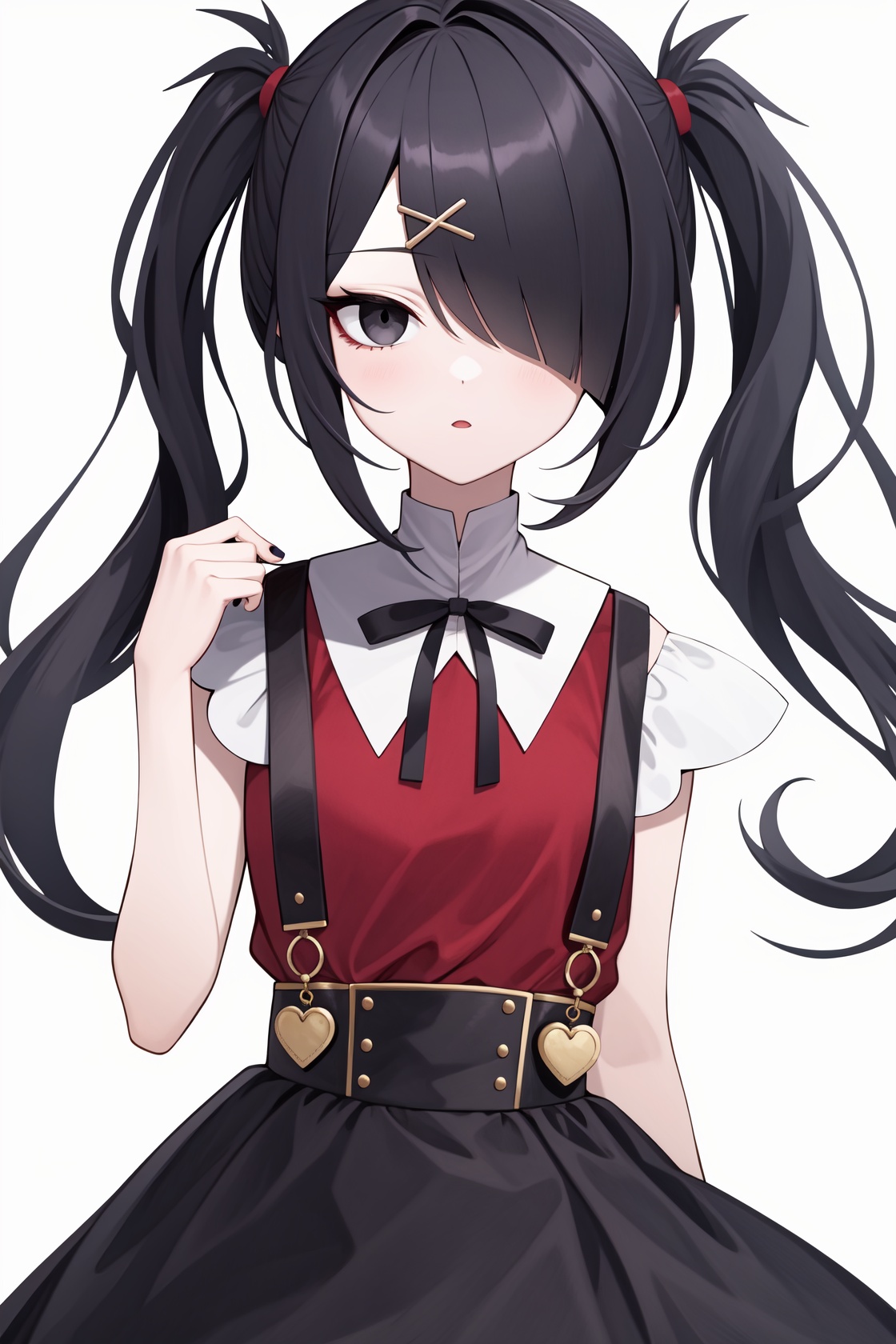 chaotian2,  twintails,  black hair by 薇塔Vita on Tensor.Art