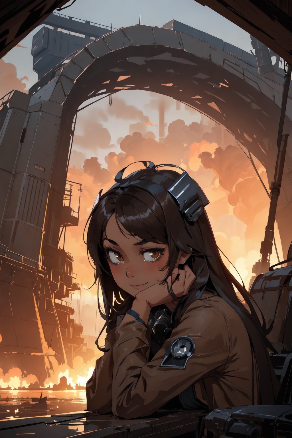 long hair,  gray hair, on Tensor.Art