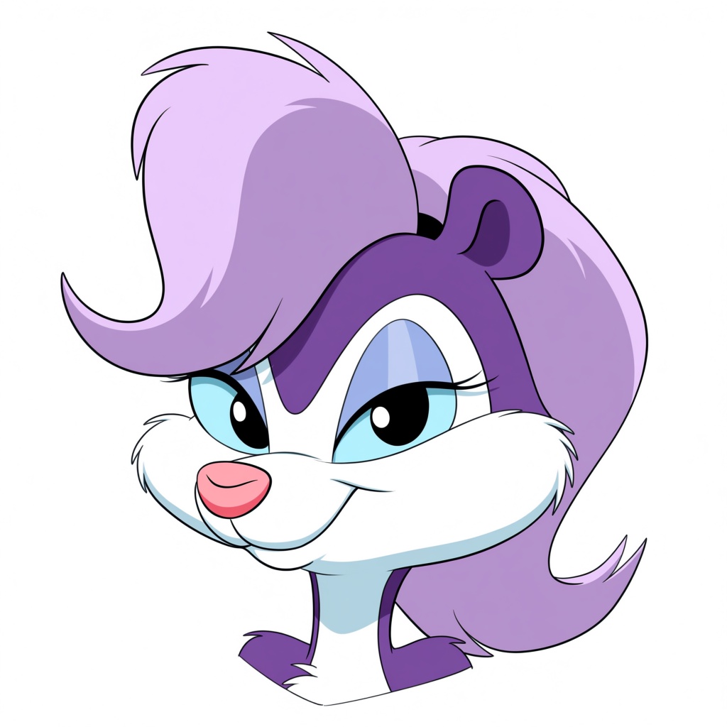 1girl,  fifi la fume,  tiny toon adventures on Tensor.Art