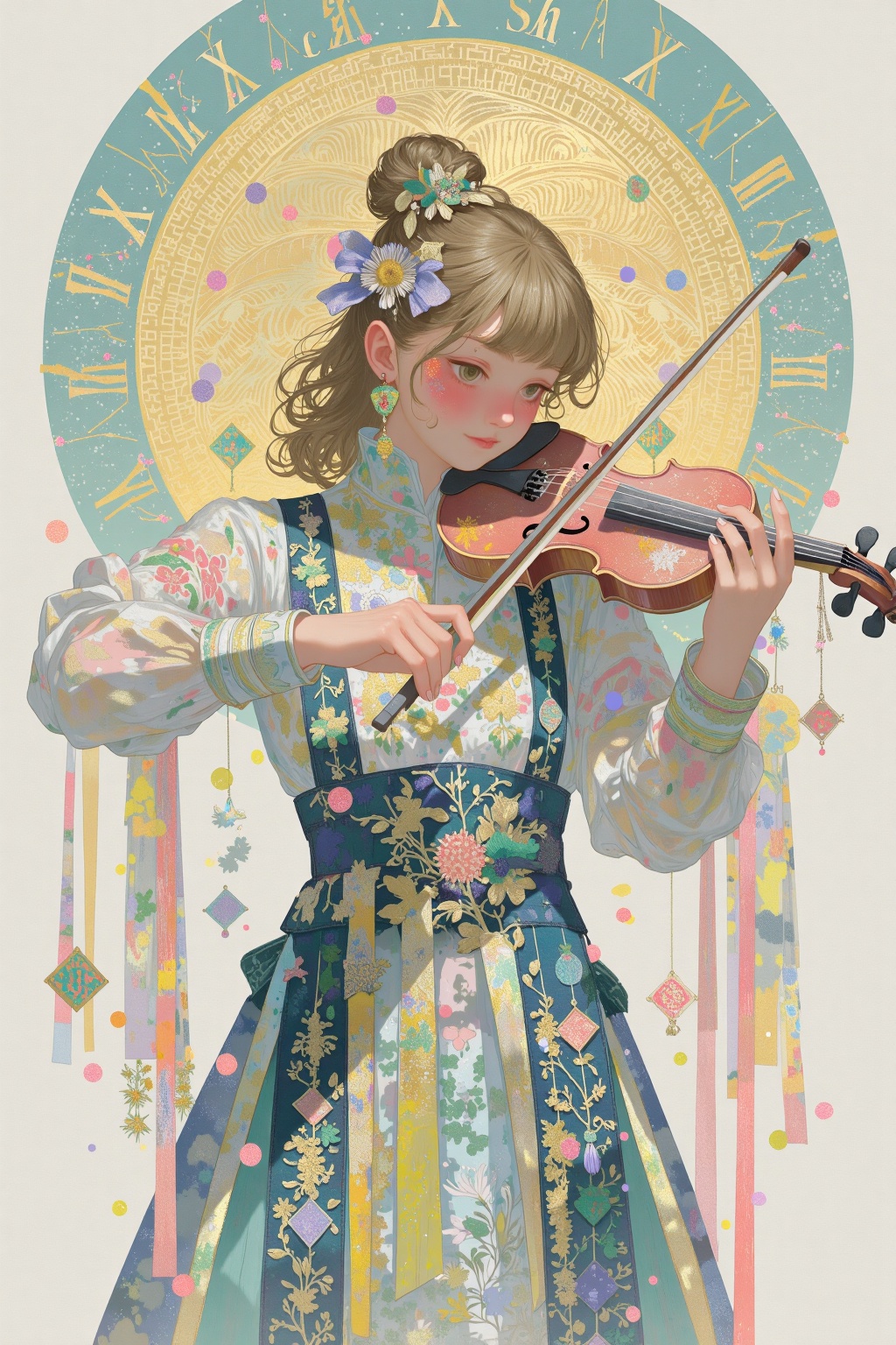 beijihui,The girl playing the violin,