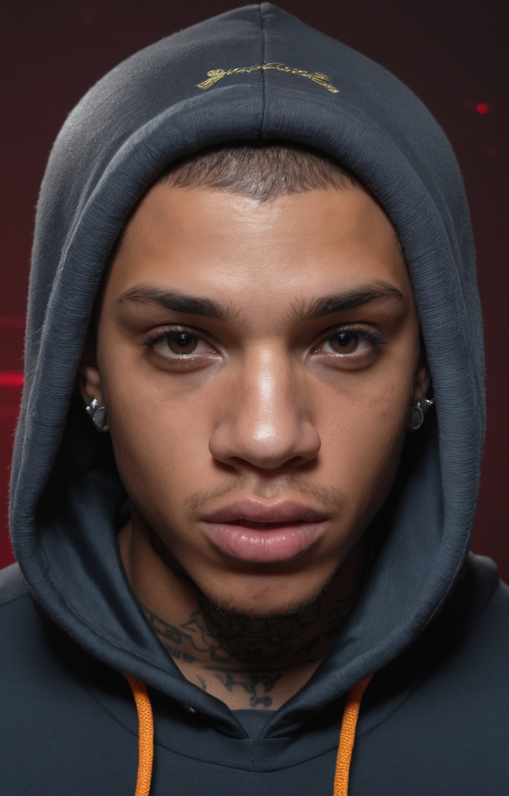 1boy,  realistic portrait of a hot sexy black twink,  sexy on Tensor.Art