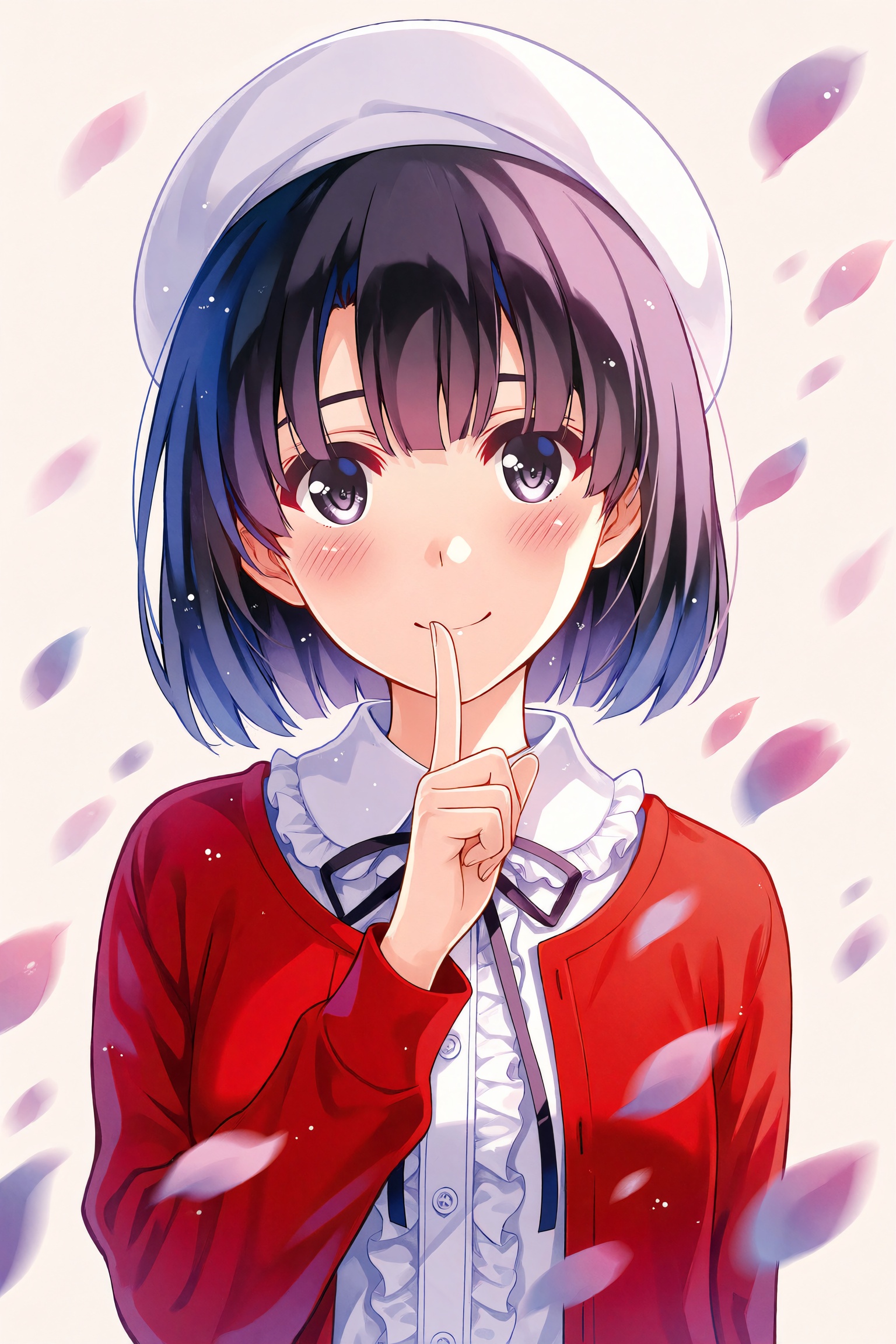 Misaki Kurehito Style-New,  1girl,  katou megumi on Tensor.Art