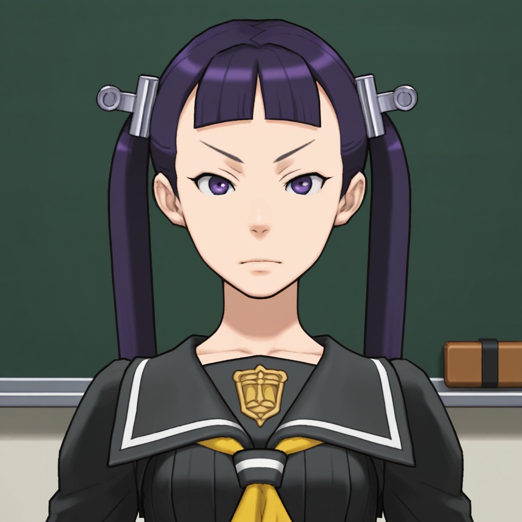 aa5myriam,  1girl,  purple hair on Tensor.Art