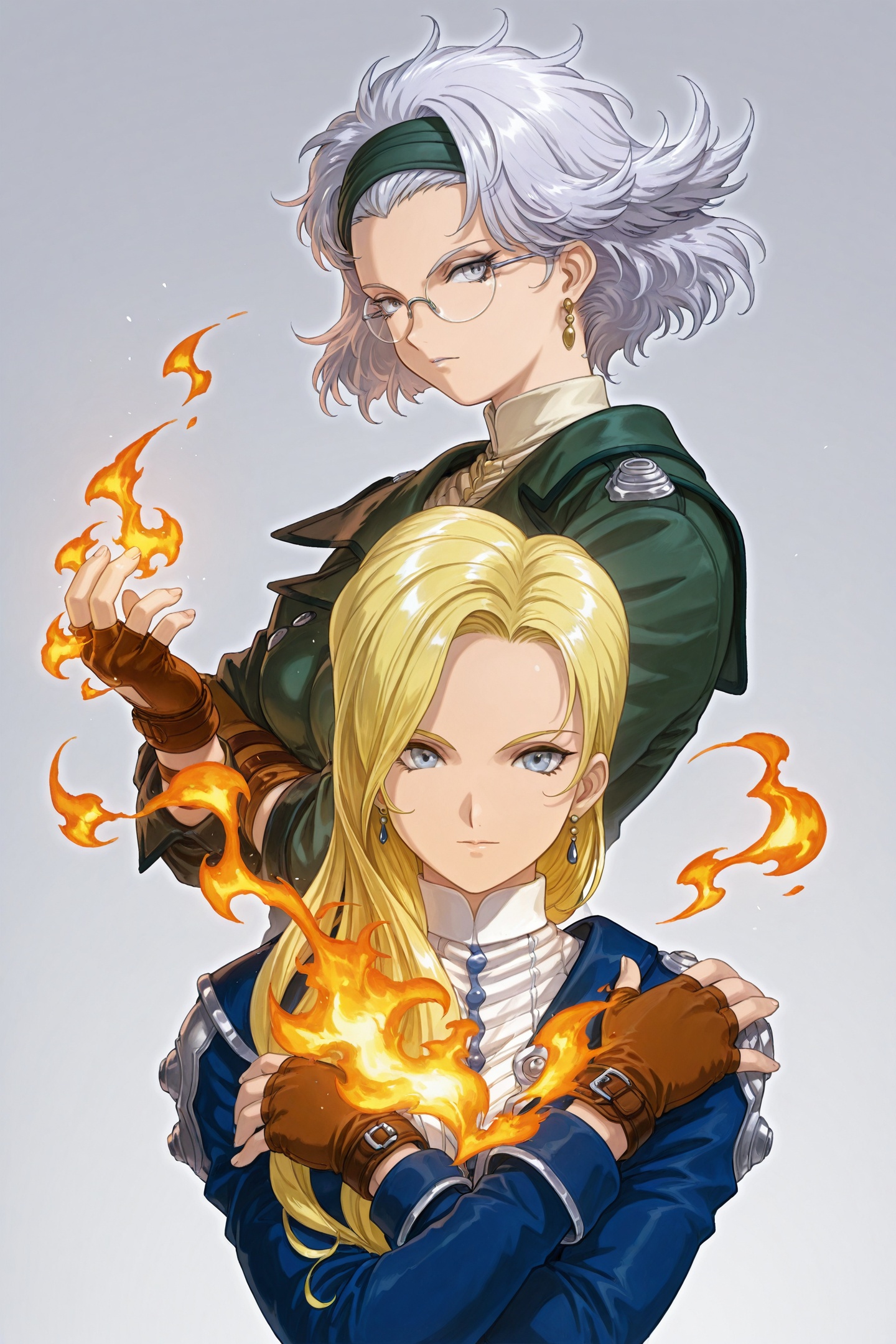 Game CG Style,  Glycine Bleume,  Lobelia Carlini on Tensor.Art