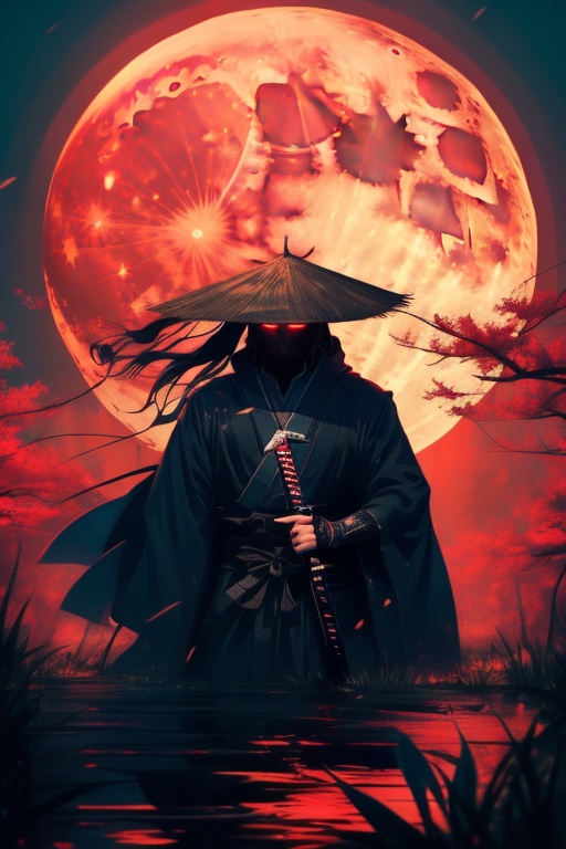 japanesebrush art solo,  long hair,  looking at viewer on Tensor.Art