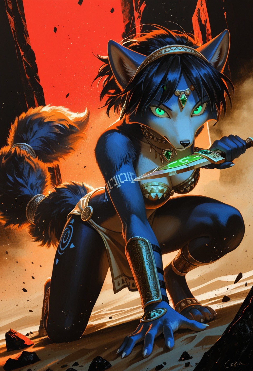 solo,  no humans,  furry on Tensor.Art
