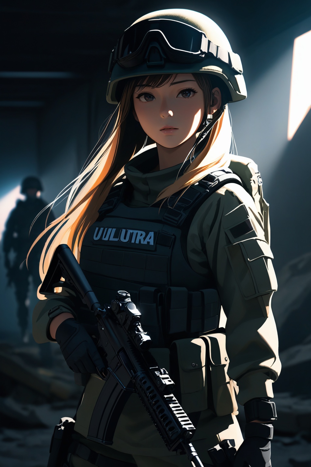 ((combat gear,  military combat gear,  military)) on Tensor.Art