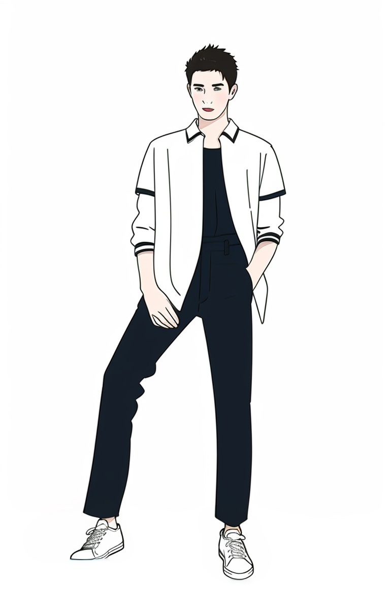 ,leather shoes,{full body photo},cartoons,etc.,with diffuse style,simple strokes,line sketches,light color rendering,flat painting,hand-painted cartoon style,(white_background),