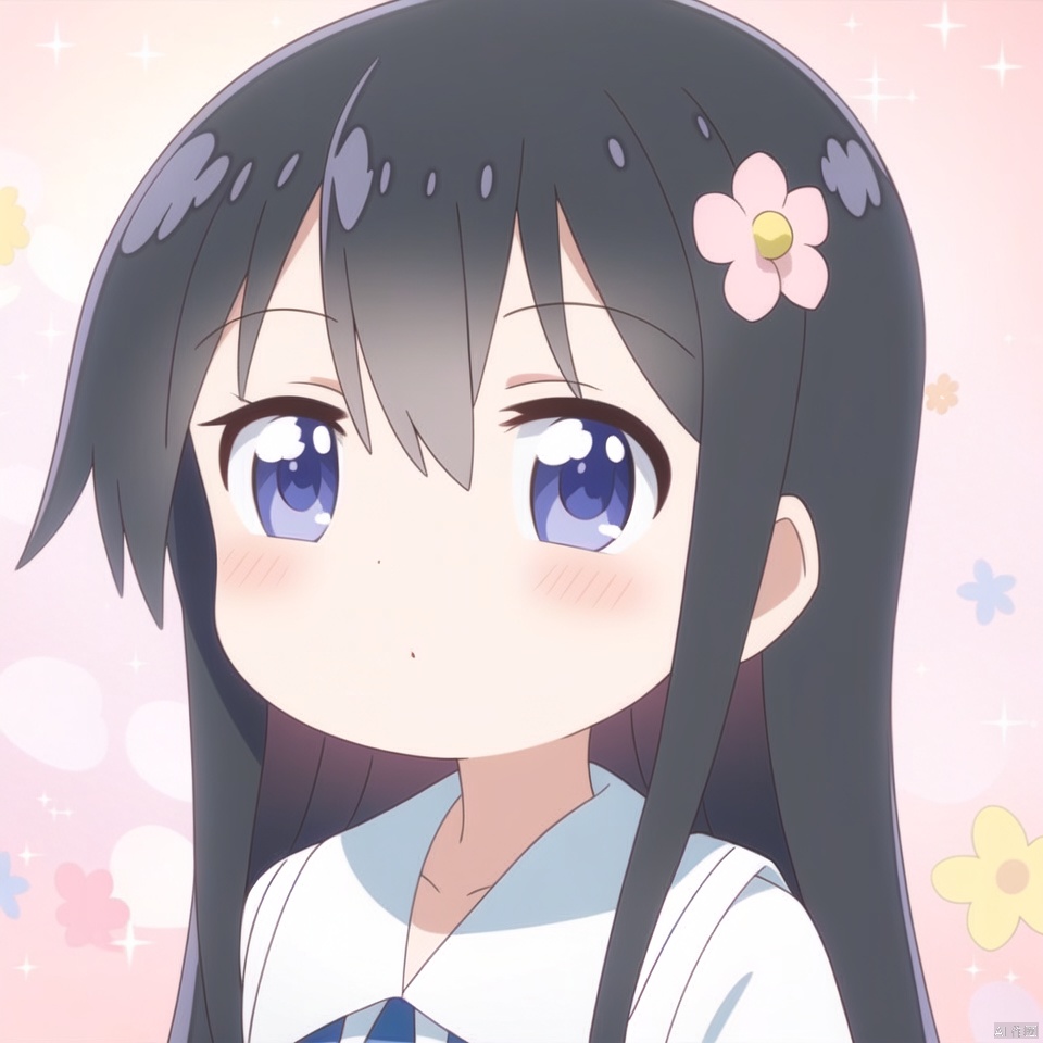 masterpiece,best quality, highly detailed, hana,1loli,(child:1.1),solo,blush,pink flower,hair flower,looking at viewer,white background,simple background,simple background,white background<lora:EMS-403401-EMS:0.800000>