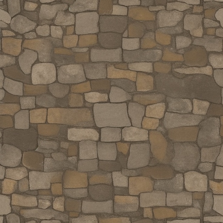 pbr uneven stone wall on Tensor.Art