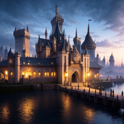 城堡建筑 by 小小学徒 on Tensor.Art