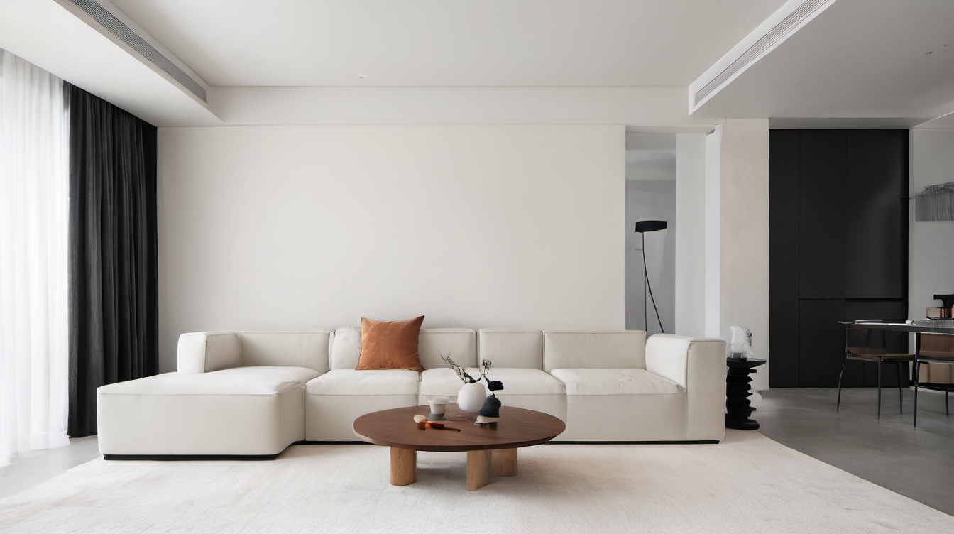<lora:xiandaijijian XL2.0:0.6>,xiandai,jijian,indoor,floor,couch,curtains,table,chair,available light,cup,plant,vase,incredibly absurdres,realistic,