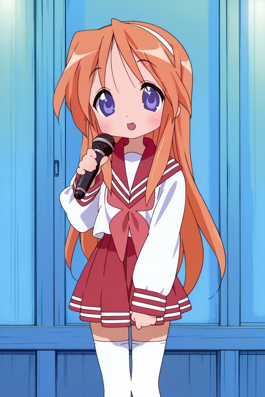 LuckyStar,  1girl,  ryouou school uniform on Tensor.Art