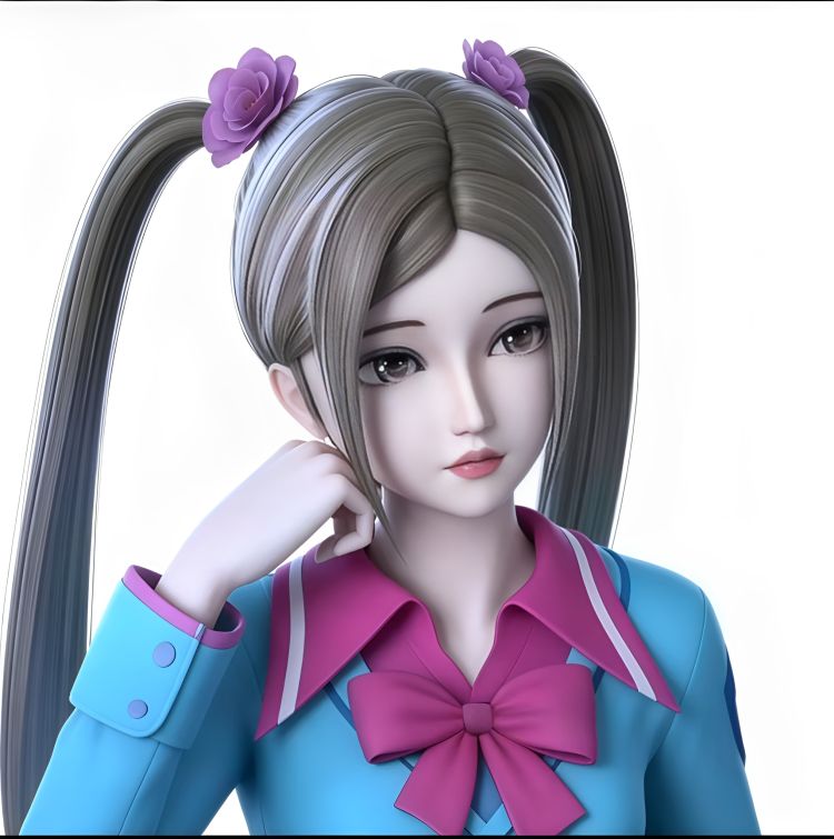 月灵石莫纱校服 by 猎刃燃烧 on Tensor.Art