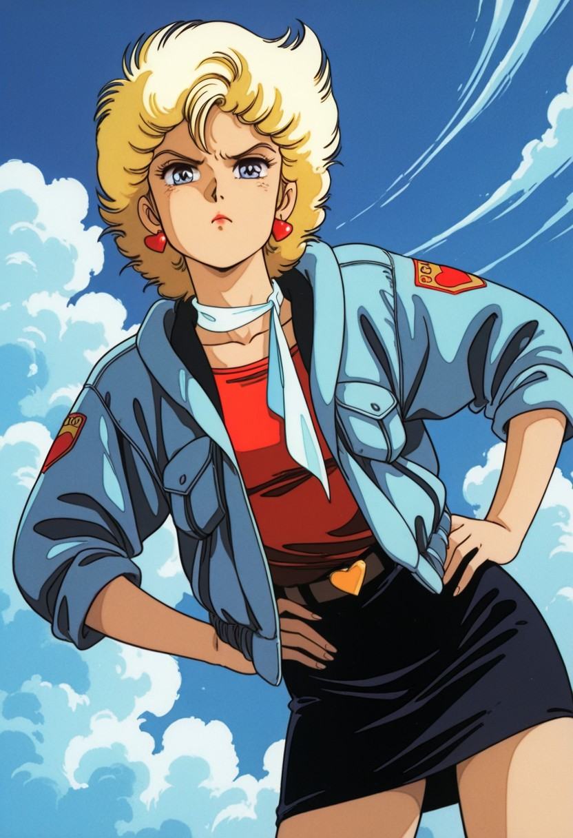 masterpiece,  best quality,  1980s retro anime style on Tensor.Art