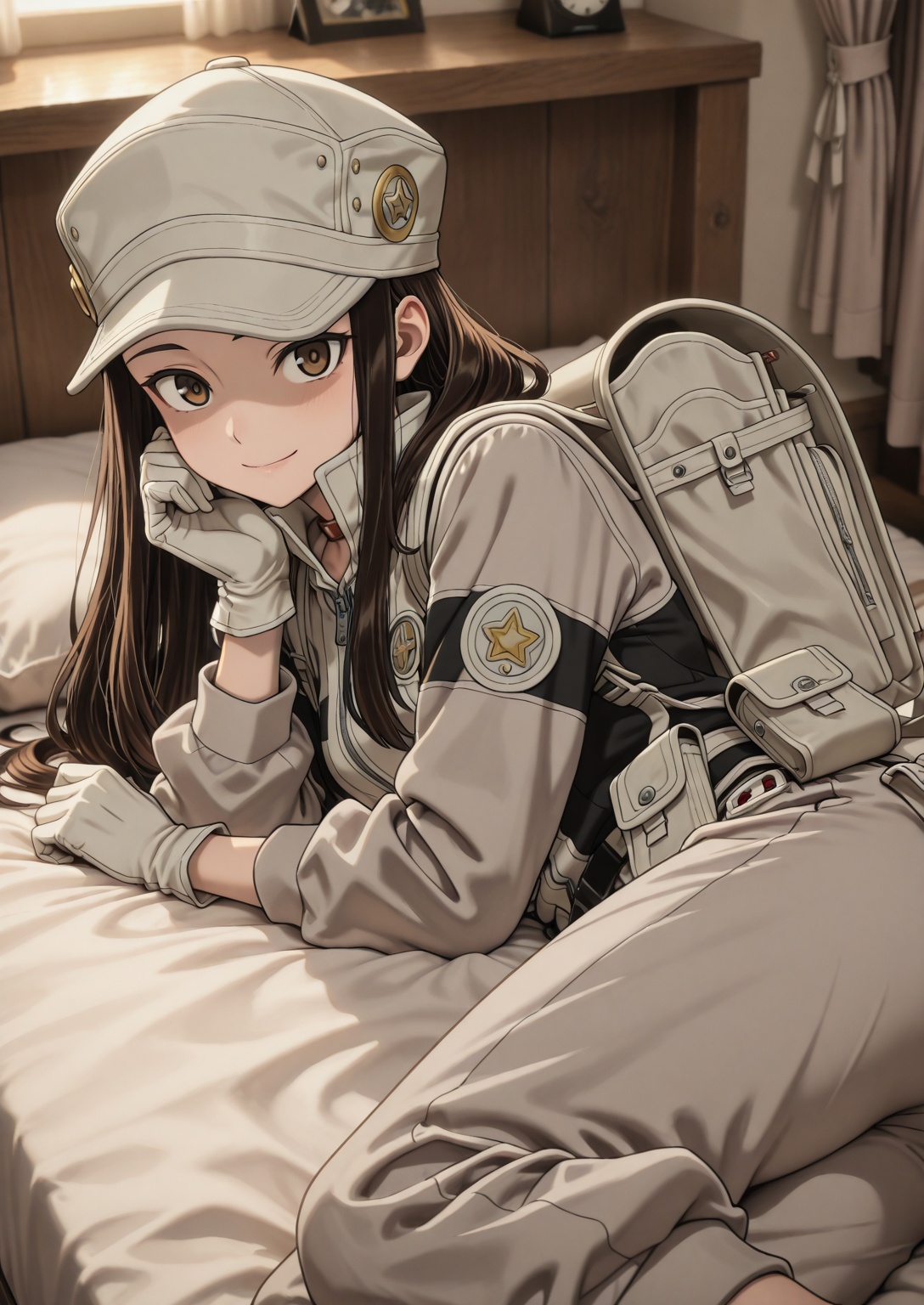 "1girl,  solo,  bedroom on Tensor.Art