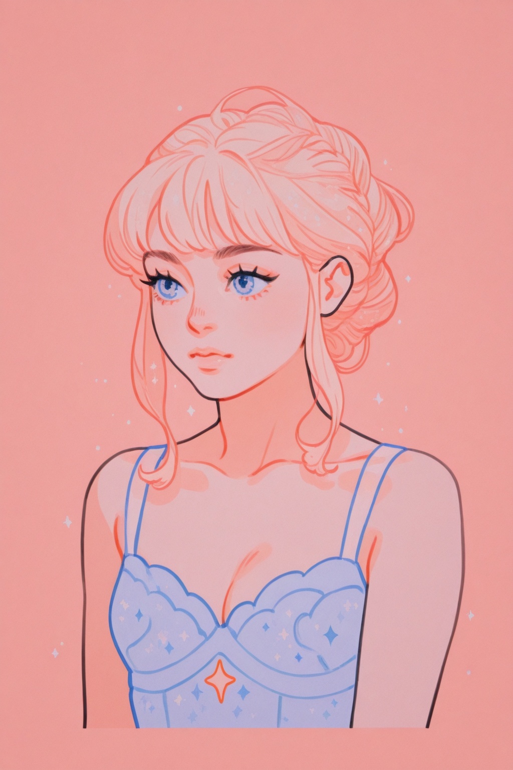 m1yo,  soft pastel illustration,  clean lineart on Tensor.Art