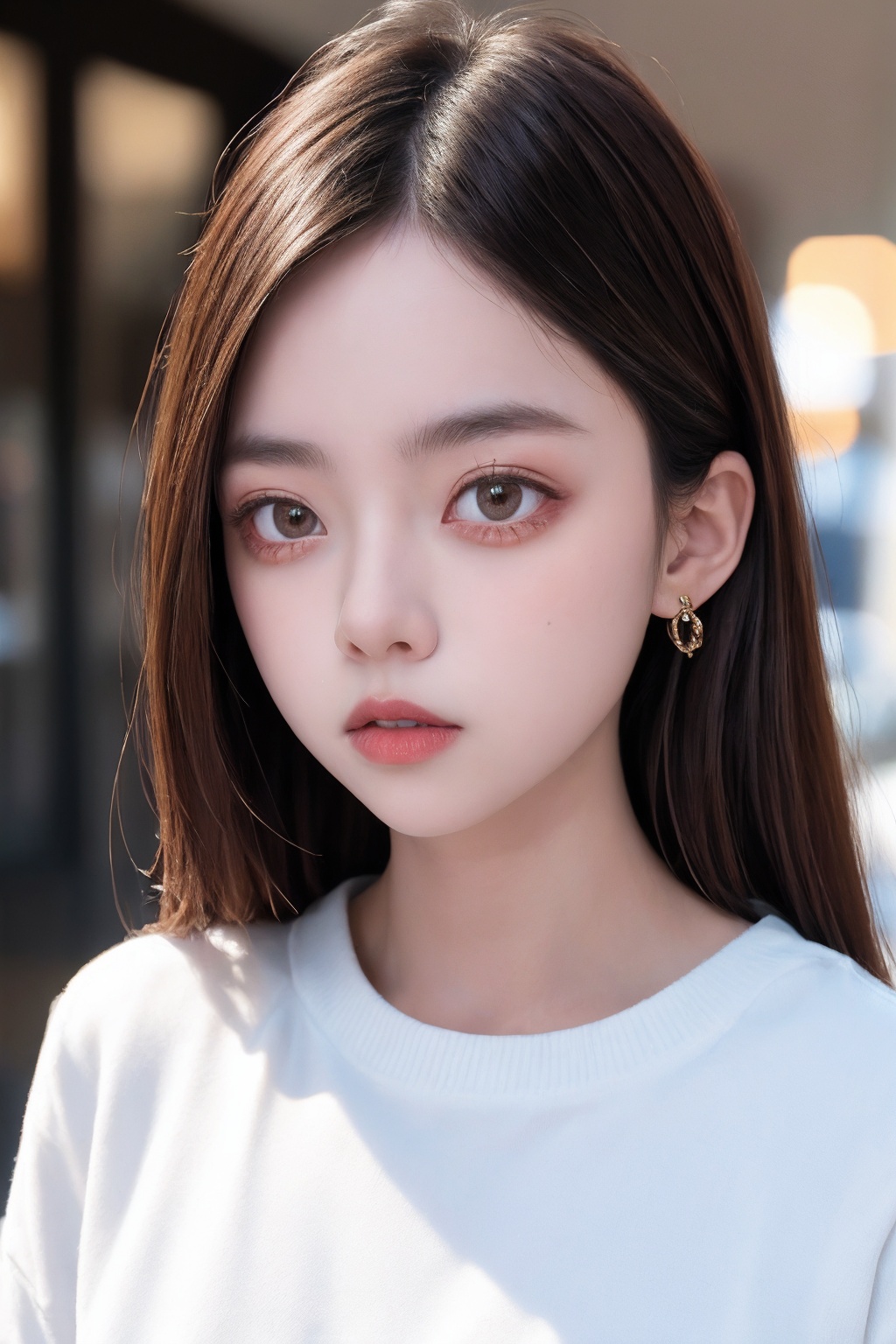 1girl,white clothes,portrait,<lora:Again_Girl_A15:1>