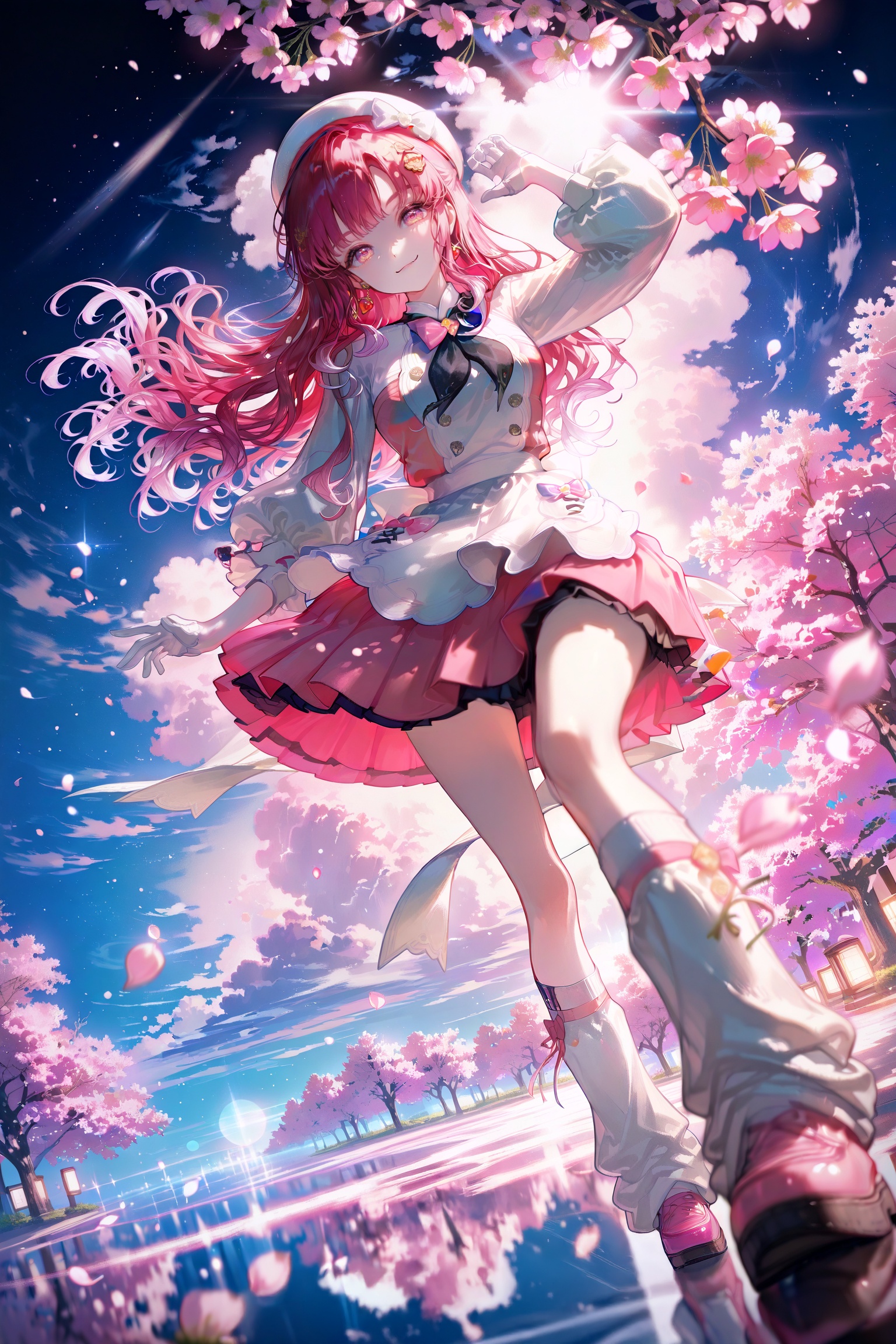 1girl,  dynamic pose,  dynamic angle on Tensor.Art