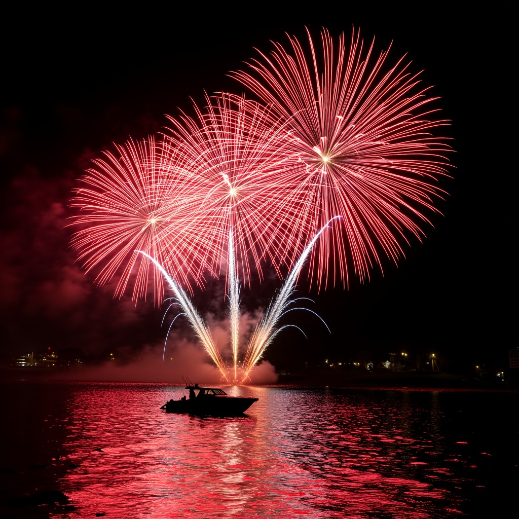 fireworks are lit up in the sky over a lake and a boat,fourth of july,4th of july,top selection on unsplash,community celebration,today's featured photography 4k,fireworks on the background,fireworks,unsplash photo contest winner,unsplash contest winning photo,dystopian celebration,photo in 4 k,fireworks in background,photo 4k,photo 4 k,firework,portrait featured on unsplash,8k resolution – w 1024,4 k editorial photograph,firework smoke trails,adobe stock popular,skyfire,award-winning photography 4k,2 0 1 9,award - winning 4 k photography,2019,unsplash photography,pinterest and shutterstock,celebration,award-winning photo uhd,full width,[ fireworks in the sky ],google parti resolution,