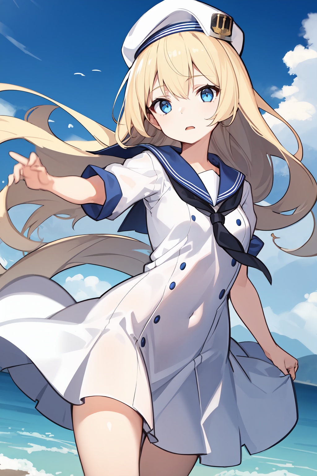 1girl,  ,  blonde hair on Tensor.Art