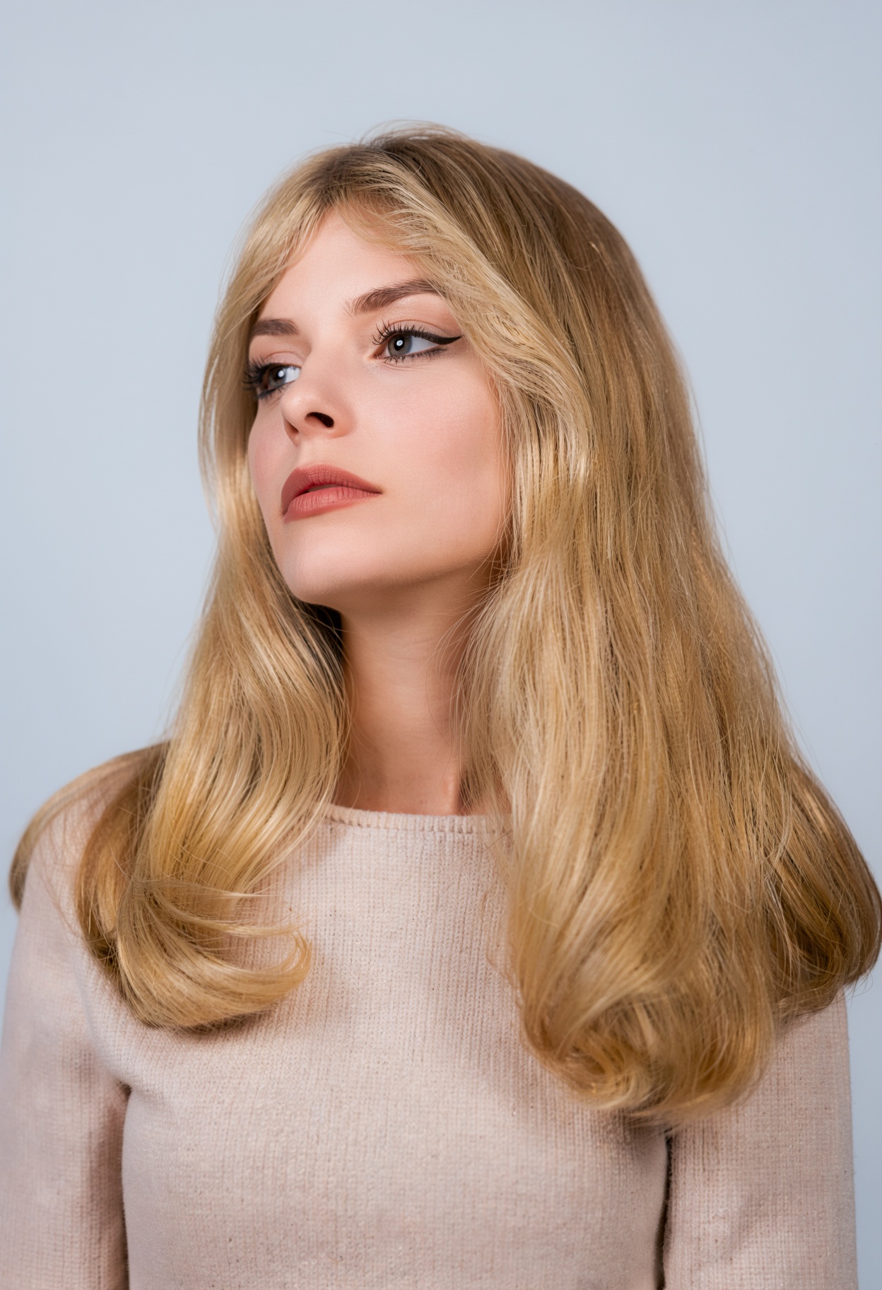 N4T4SH4,  a woman close-up portrait in soft morning light,  wearing a cozy sweater on Tensor.Art