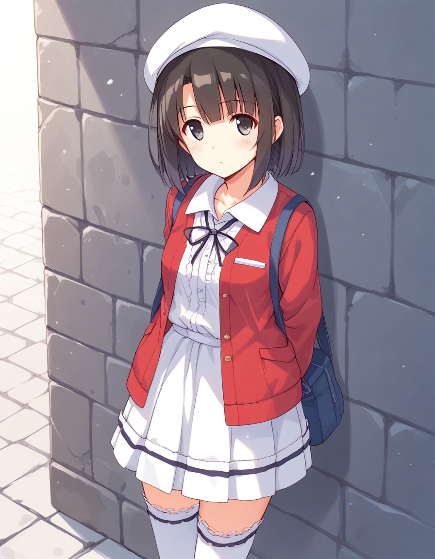 1girl,  katou megumi,  casual on Tensor.Art