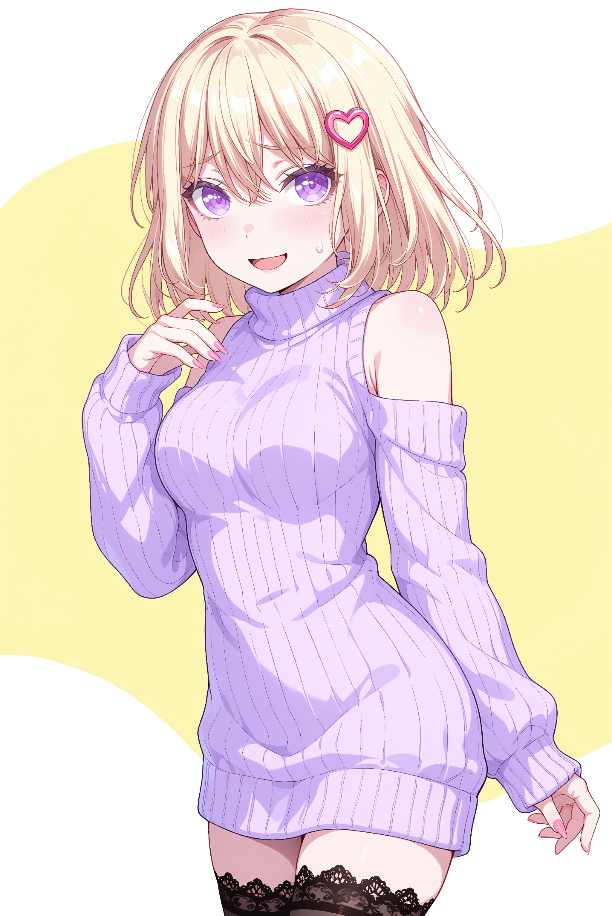uika-m,  blonde hair,  medium hair on Tensor.Art