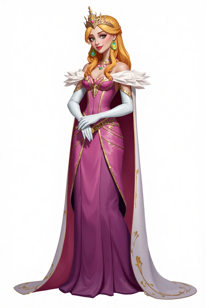JSYH3,A princess,optimal quality,white background.,