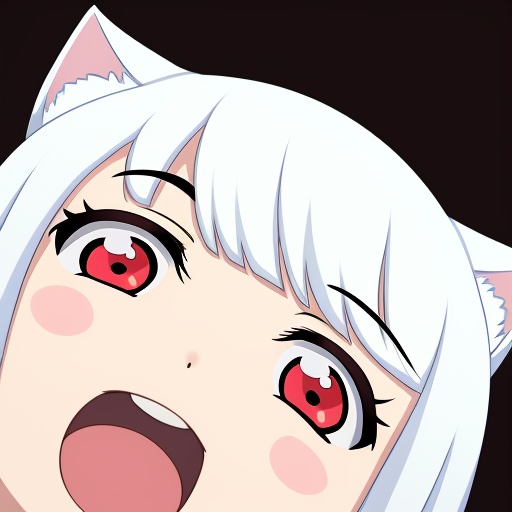 masterpiece, best quality, <lora:chibiqj:1>,1girl,chibi,white hair,red eyes,long hair,bangs,maid,cat ears, 