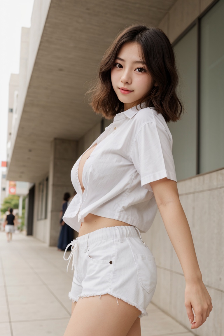((different clothes)),  (((Petite))) ,  portrait photo of a 18 years old j-pop girl on Tensor.Art