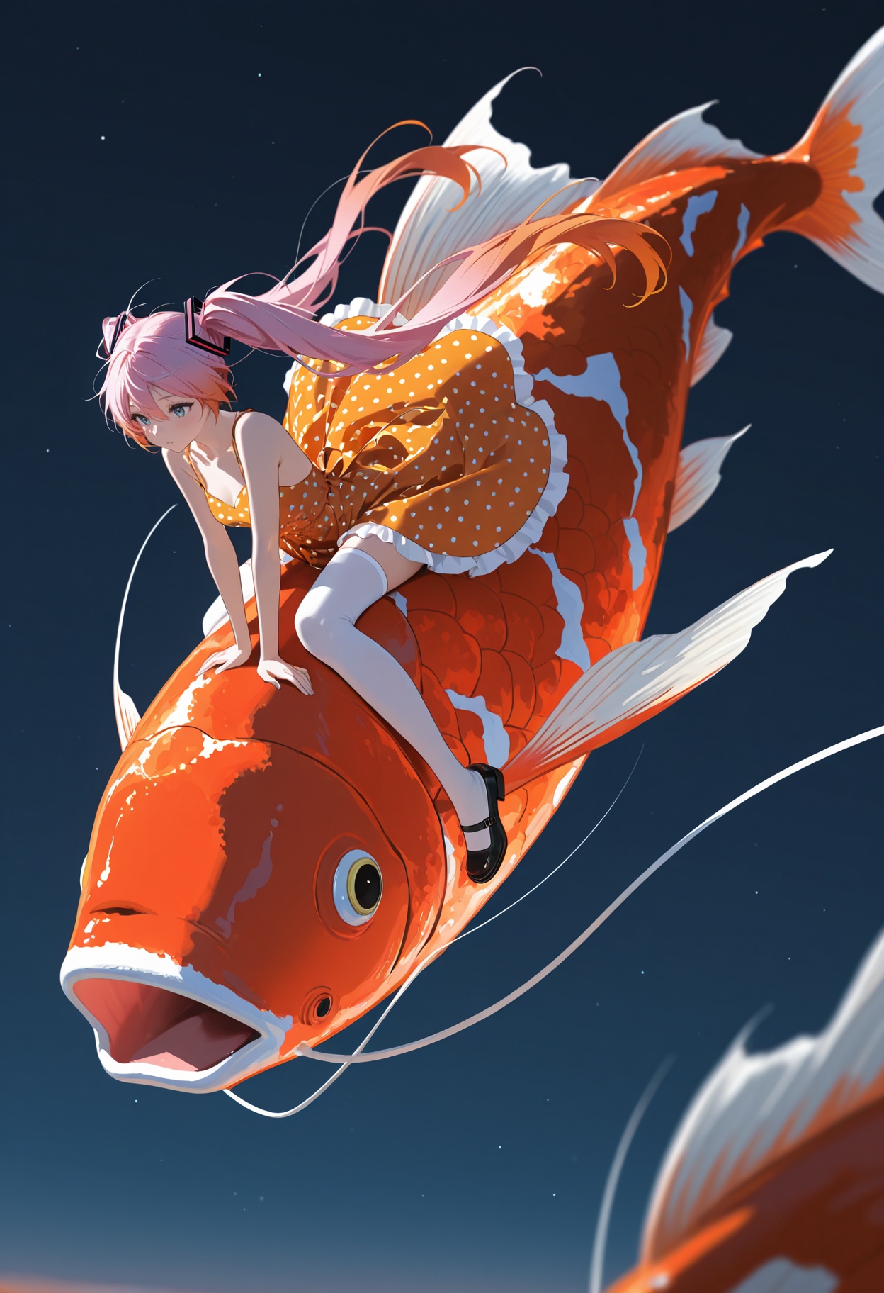 Hatsune Miku,  riding, on Tensor.Art