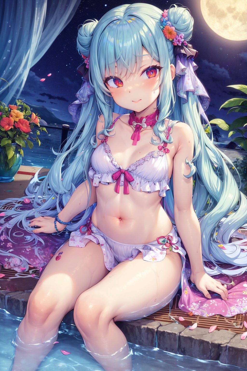 (best quality),  (masterpiece),  is (sitting on the tree) and soaking feet on Tensor.Art