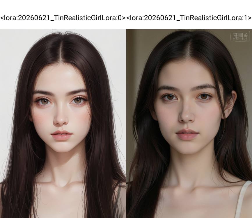 20260621_TinAnimaRealisticGirlLora 动漫逼真人像滑块 by 天TIN on Tensor.Art