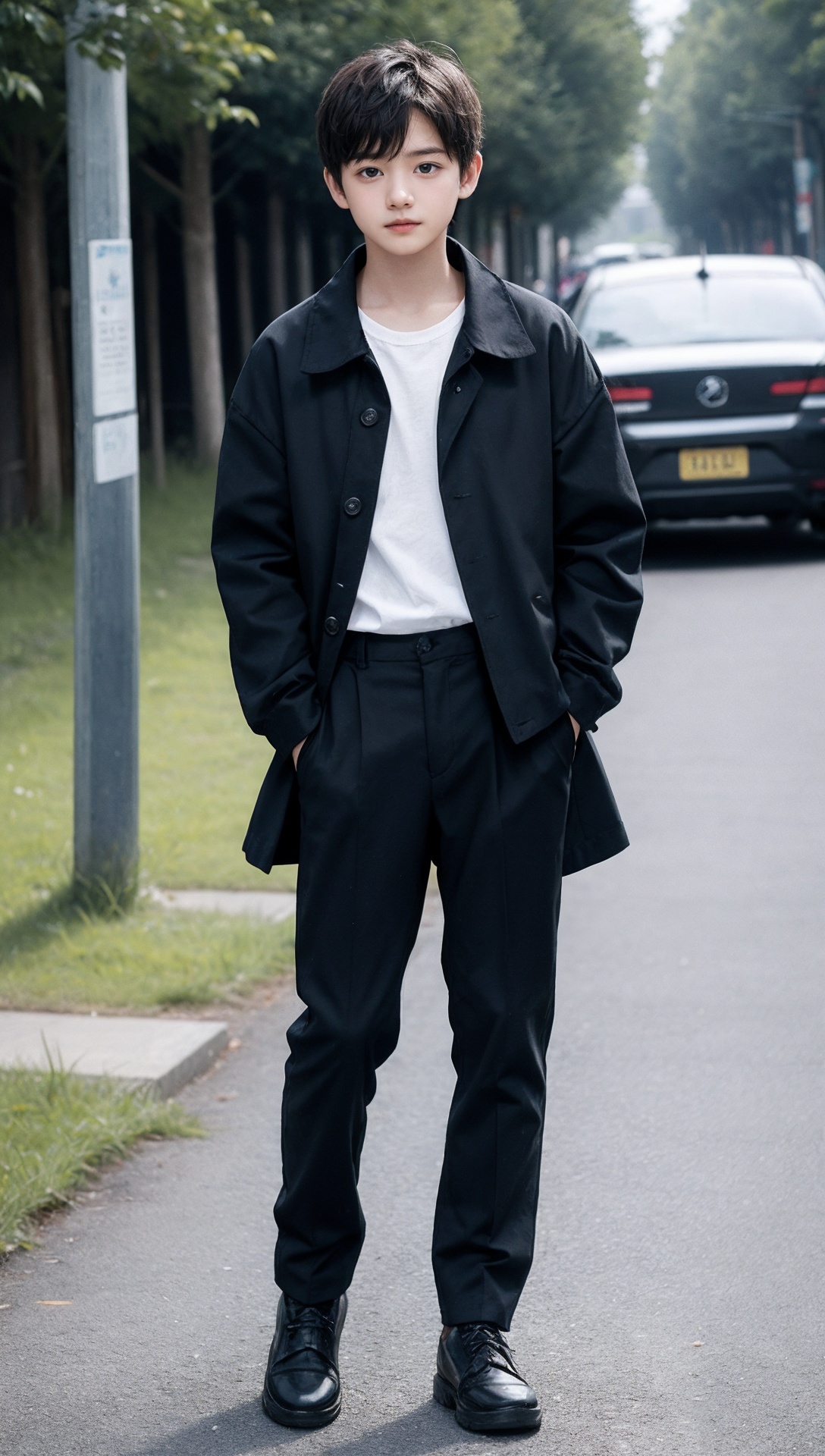 1boy,full body,outdoor,