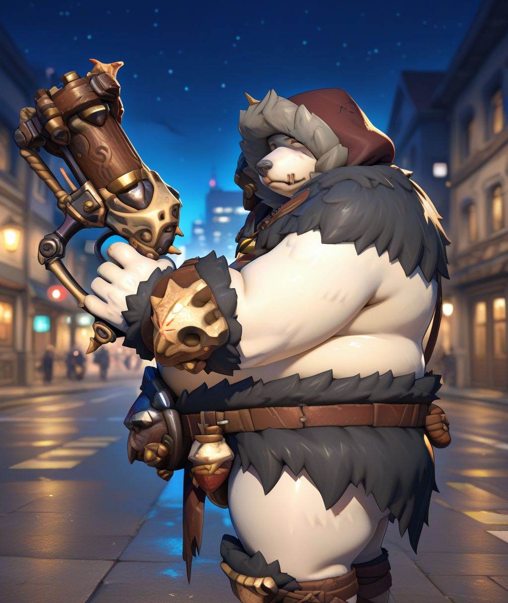 polarhog,  solo,  1boy on Tensor.Art
