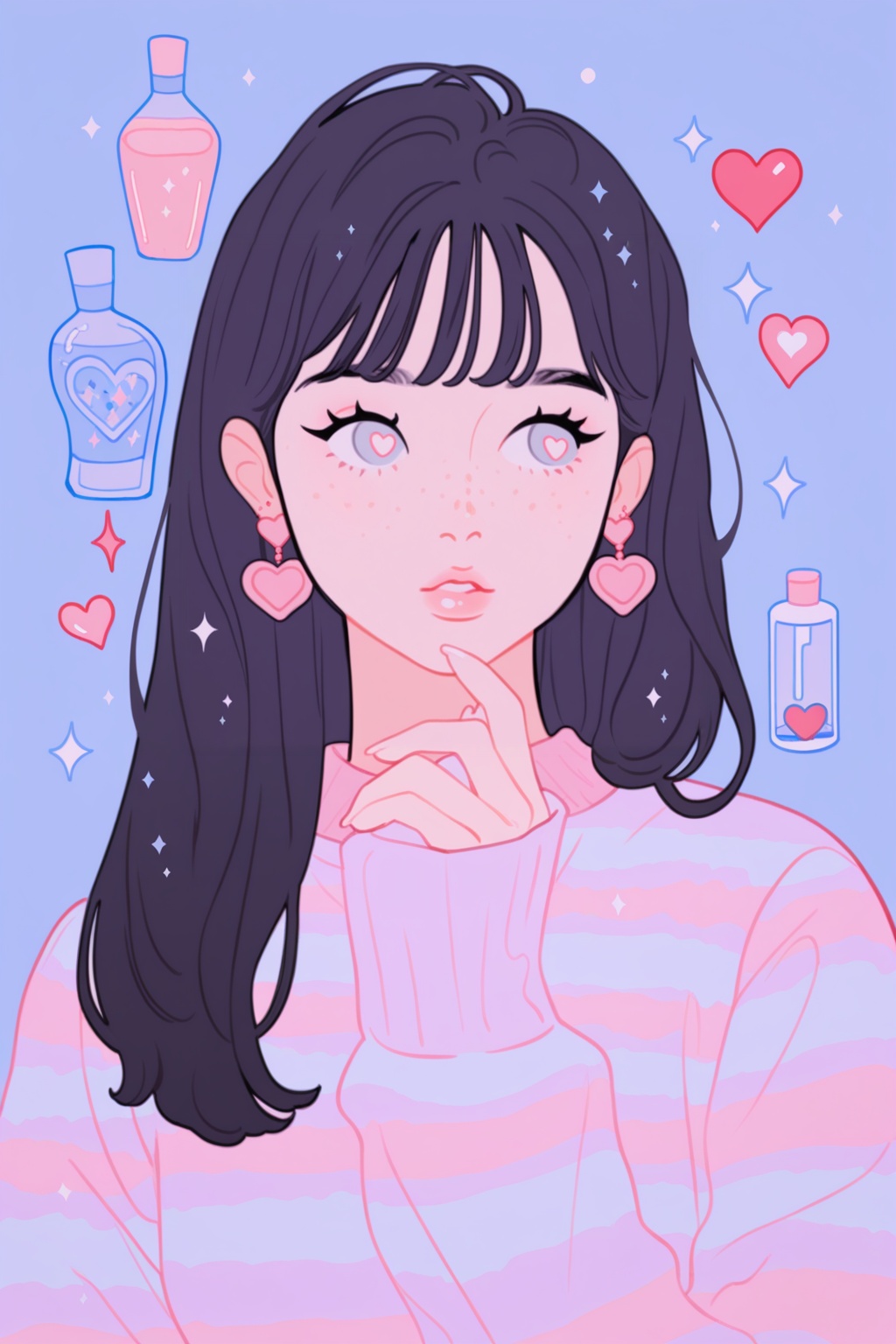 m1yo,  soft pastel illustration,  clean lineart on Tensor.Art
