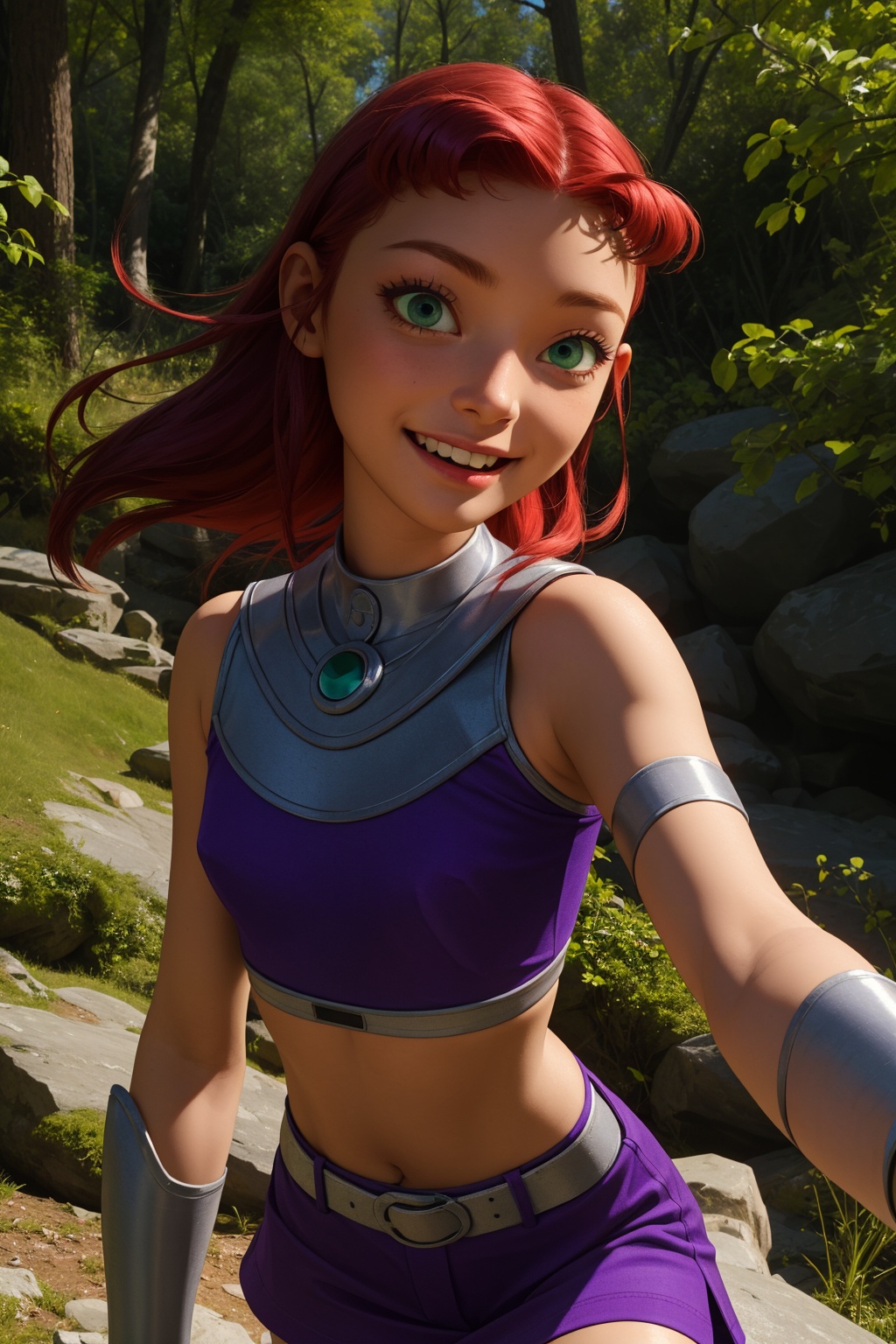starfire,  1girl,  solo on Tensor.Art