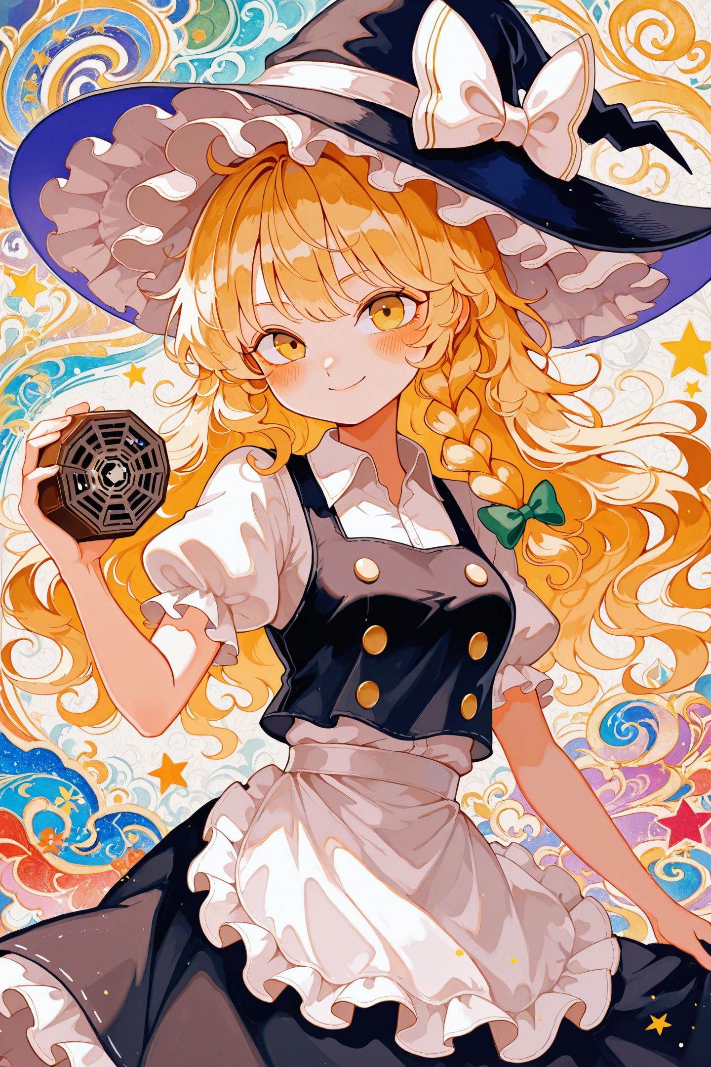 jirokano Style,  1girl,  kirisame marisa on Tensor.Art