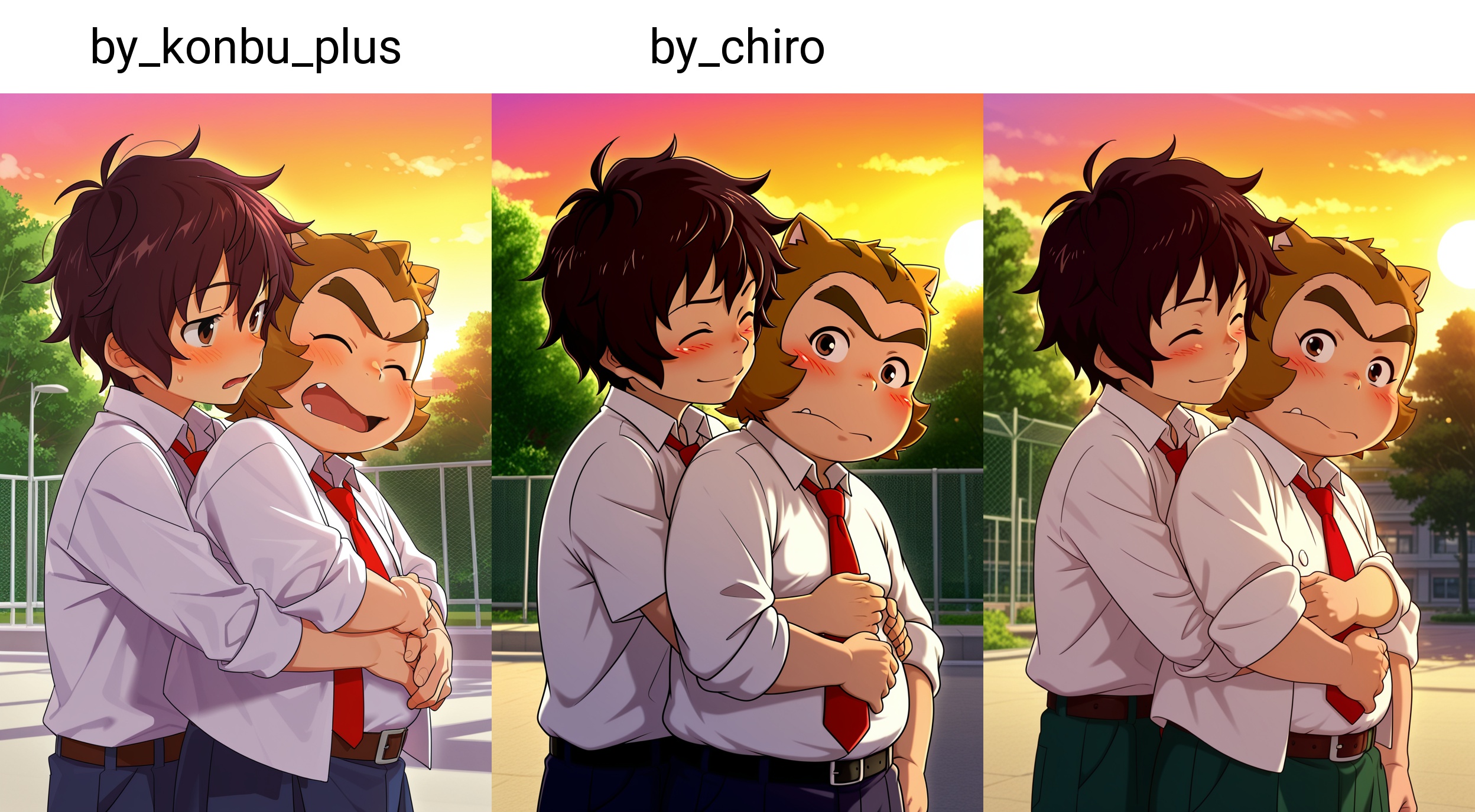 2boys,  male_with_male,  child on child on Tensor.Art