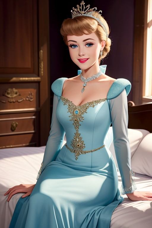 portrait,  cinderella,  princess dress on Tensor.Art